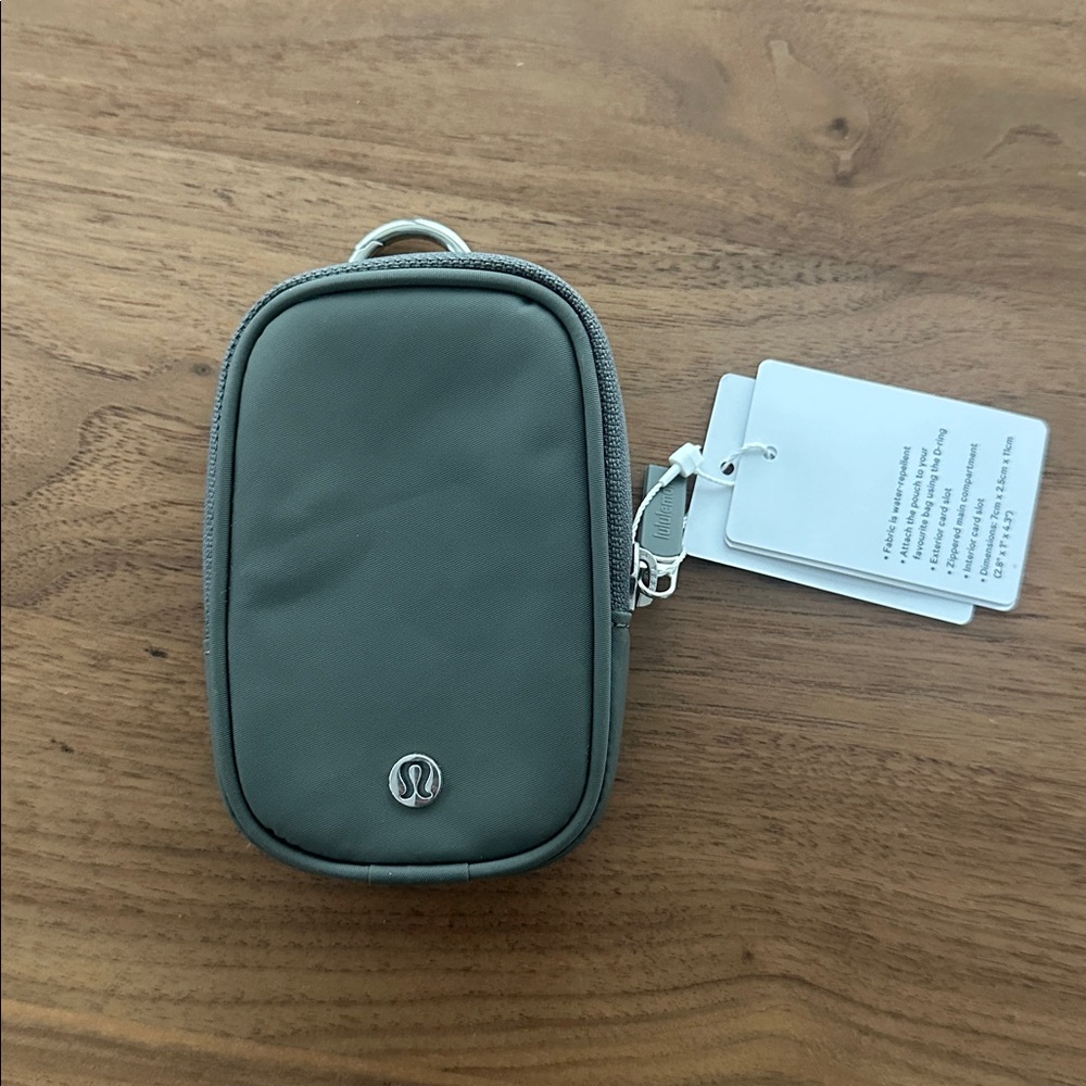 NWT Lululemon City Essential Bag + Nano Clip Pouch – Sage Grey  (Set) - Picture 13 of 15